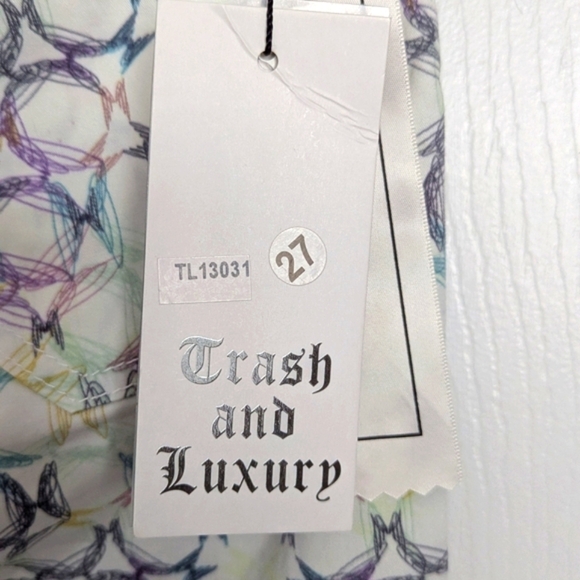 NWT - Trash & Luxury Women's (Size 27) Lightweight Pants - Picture 9 of 16